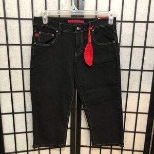 Black Fire Jeans Lisa Skinny Crop Size 11 NWT
